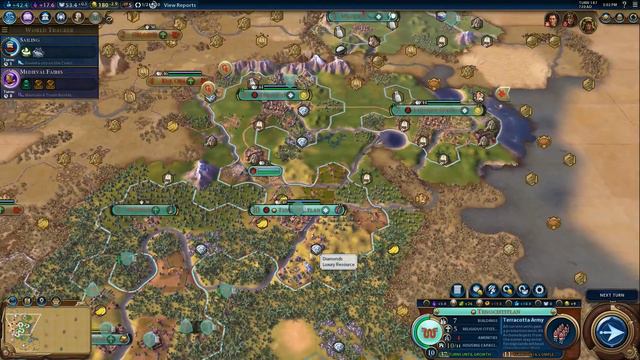 Civilization VI: Aztec Gameplay | Civ 6 - Part 14 - Leader Montezuma Strategy – Emperor Difficulty смотреть онлайн