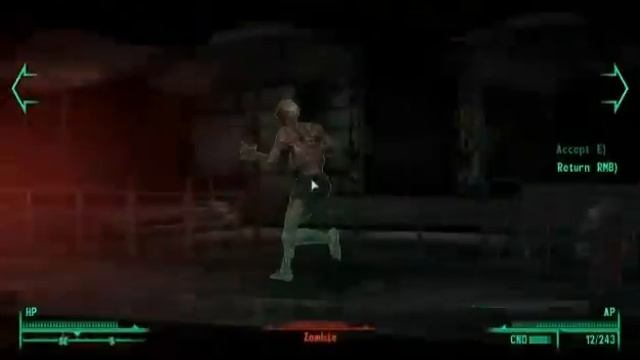 Resident Evil 2 Fallout 3 MOD GamePlay смотреть онлайн