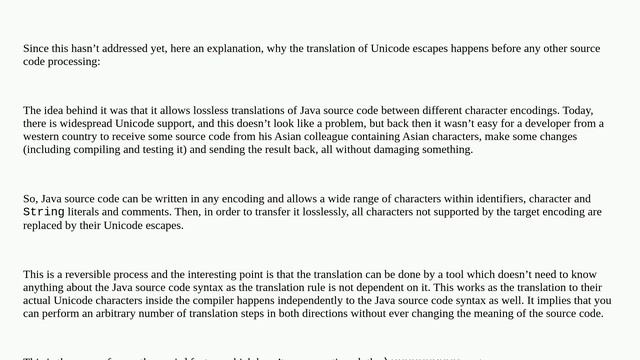 Why is executing Java code in comments with certain Unicode characters allowed? смотреть онлайн