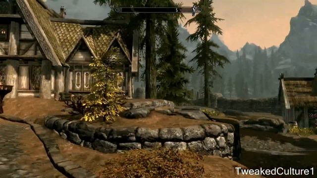 Skyrim | High Res Texture & Pines of Whiterun w/Dynamic Shadows ON смотреть онлайн