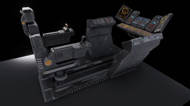 "The Bounty" Spacecraft cockpit chair function animation смотреть онлайн