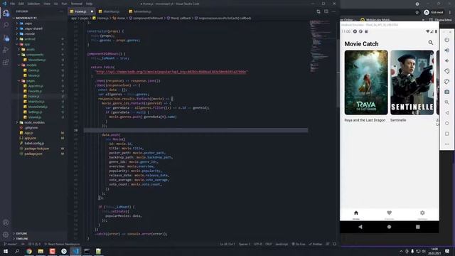 React Native Movie App Tutorial Part - III смотреть онлайн