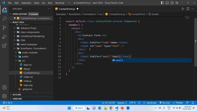 Forms in React JS in Hindi | React Controlled Vs Uncontrolled Component in Hindi смотреть онлайн
