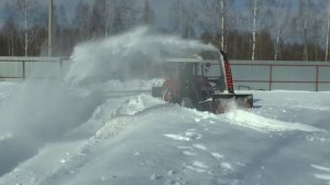 роторный снегоочиститель на минитрактор