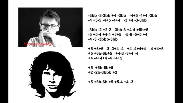 Harmonica & tabs " People Are Strange " (The Doors) смотреть онлайн