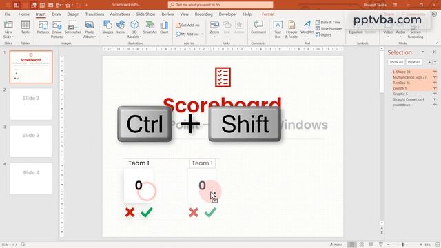 How to create Interactive Score Boards in PowerPoint - VBA Tutorial смотреть онлайн
