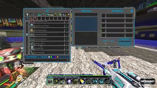 Fortresscraft Evolved - Tutorial/Let's Play - Episode 12 - Tier 2 Turrets!! смотреть онлайн