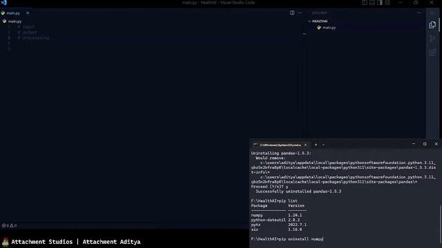 BEHIND THE SCENES: Making an AI!!! AI for health and lifestyle, Python || Attachment Studios смотреть онлайн