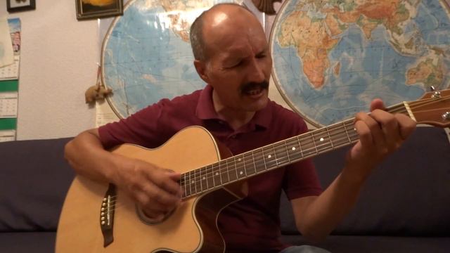 🎸 Ваше благородие... (Б. Окуджава). Разучивал с нуля за 35 дней. смотреть онлайн