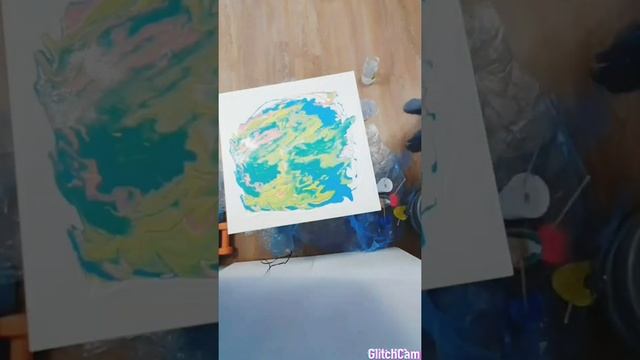 DIY ПЕРЕДЕЛКА СТОЛА. ФЛЮИД АРТ. смотреть онлайн