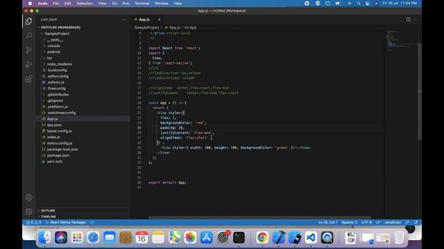 Align Items & Justify Content in React Native смотреть онлайн