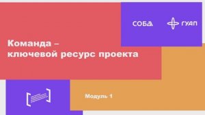 Команда - ключевой ресурс проекта