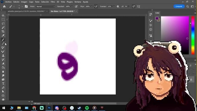Como hacer pixel art en Photoshop, facil y rapido ! смотреть онлайн