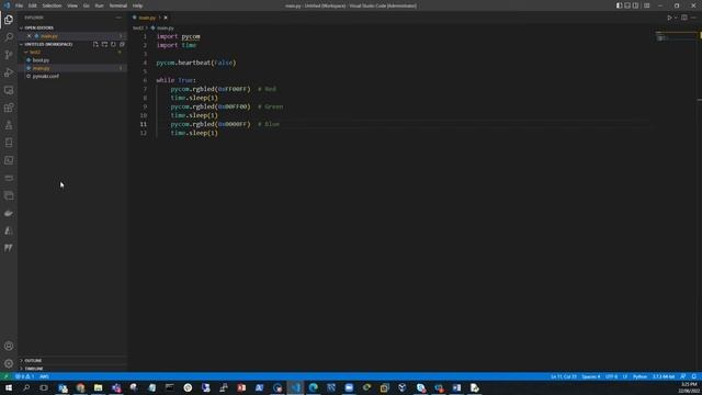 Using VScode and Pymakr extension смотреть онлайн