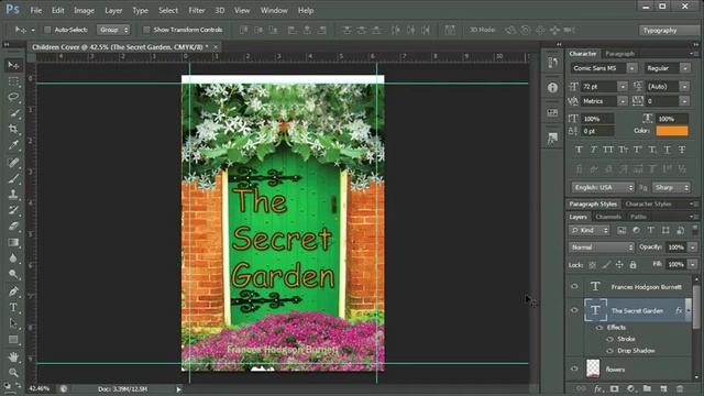 Photoshop CS6 Text Tutorial, How to use layer styles in Photoshop CS6 смотреть онлайн