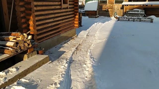 ЗИМА в Сибири // Морозы, снега, ветра... // ПРОГУЛКИ с сыном // Сливочный КУРИНЫЙ суп