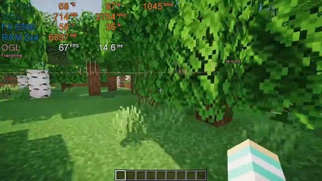 Minecraft Optifine Shaders | FX 6300 + GT 730 DDR5 смотреть онлайн