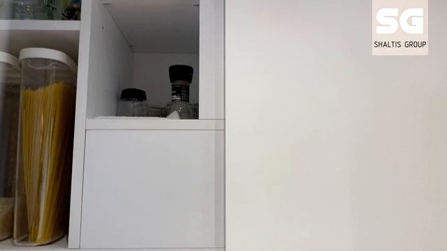 Белая матовая кухня без ручек в стиле минимализм смотреть онлайн