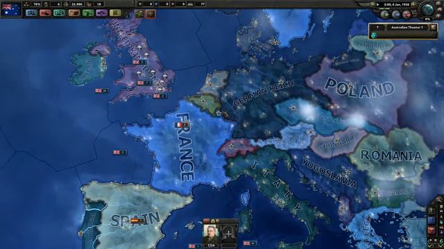 Let's Play Hearts of Iron 4 Australia (Allies) Episode 1 (Pacific Liberators) смотреть онлайн