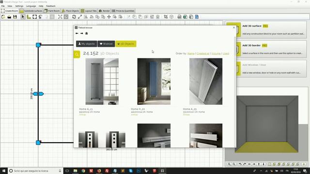 How to create a project, add tiles and 3D objects in Tilelook смотреть онлайн