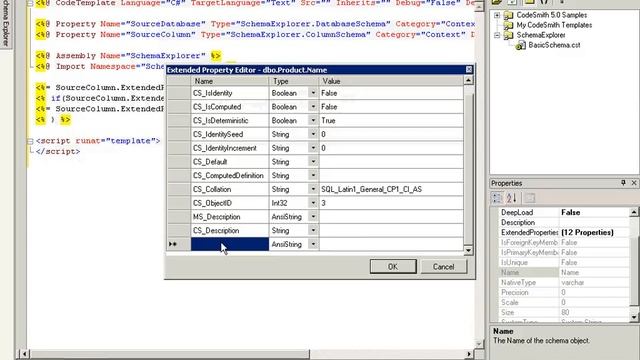 CodeSmith Generator - The Schema Explorer смотреть онлайн