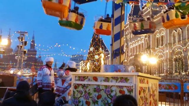 Новогодняя ярмарка на Красной Площади 2015 смотреть онлайн