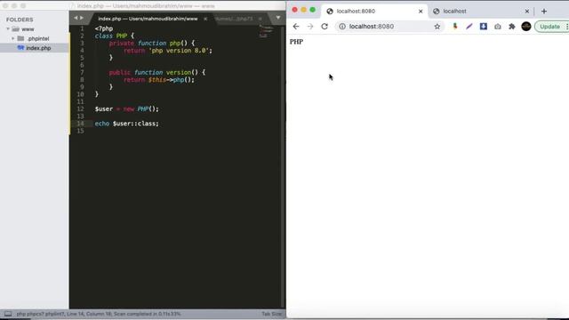 #17 Allowing class keyword on objects in php8 arabic lesson смотреть онлайн