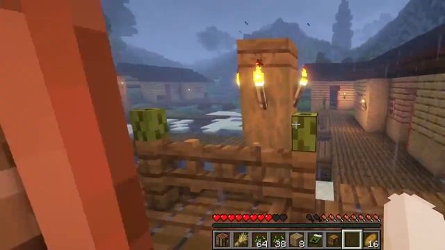 Выживание на упавшом самолёте в MINECRAFT!!✈️ смотреть онлайн