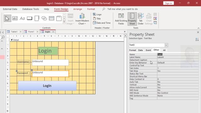 How to create login form in Microsoft Access VBA 2023 смотреть онлайн