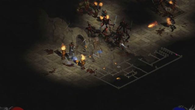 Diablo 2 (25 часть -подвал дворца ур 1 - пустыня) смотреть онлайн