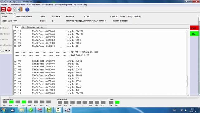 DFL Latest Seagate Firmware Repair Program V1.654 смотреть онлайн
