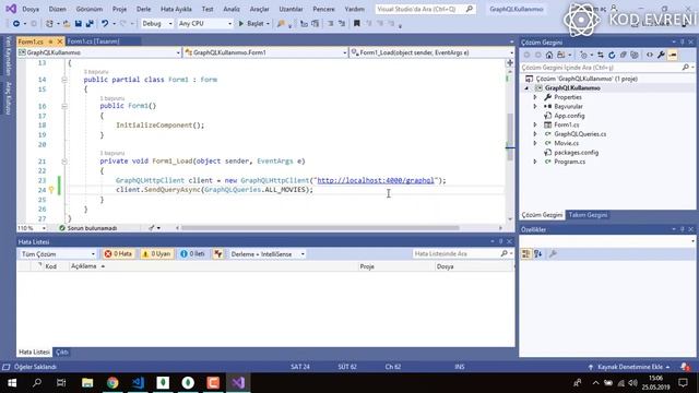 C# İle GraphQL Client Kullanımı 3 - Query İşlemleri 1 - İlişkisiz Verilerle Çalışmak смотреть онлайн