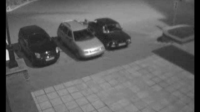 Видеонаблюдение "пьяный дурак ,машина и охрана" смотреть онлайн