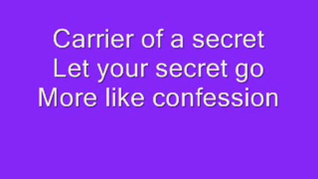 Sissel Kyrkjebø - Carrier Of A Secret - Lyrics.
