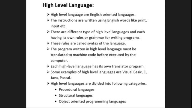 Topic #20, High Level Language | 10 class computer science | chapter-2 смотреть онлайн