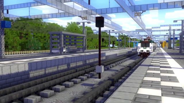 Minecraft ICE Train Animation Celle, Germany смотреть онлайн