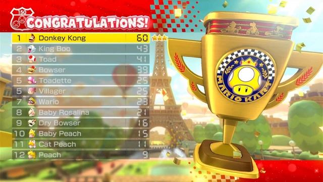 Mario Kart 8 Deluxe All new tracks DLC First Wave 150cc (Three star Grand prix) смотреть онлайн