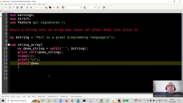 Perl Programming - String To Array + Ref 2023 смотреть онлайн