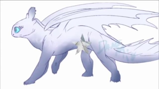 Беззубик и его белая подружка :3 (HTTYD Hidden world❤) смотреть онлайн