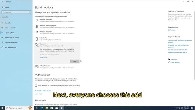 How to set a password for Windows 10 computer смотреть онлайн