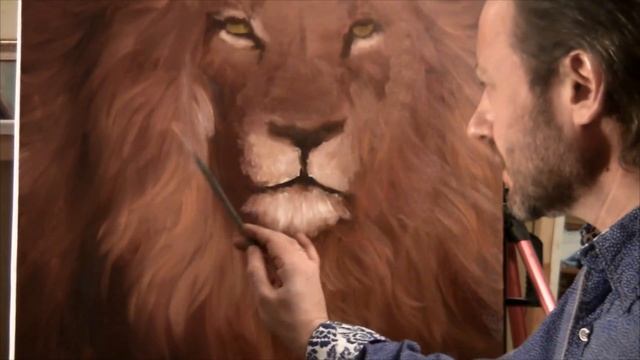 Полный Видеоурок "Портрет Льва" художник Игорь Сахаров смотреть онлайн