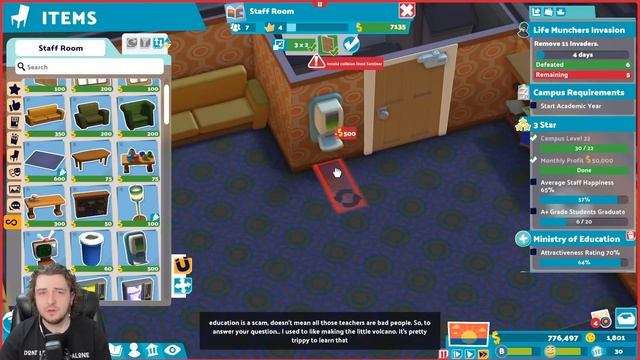 Finishing Up Wizards University! - Day 5 - Two Point Campus смотреть онлайн