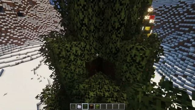 EPIC Minecraft LARGE Christmas Tree Tutorial | Step by Step смотреть онлайн