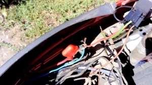 Реле стартера на скутере 4-х контактное.