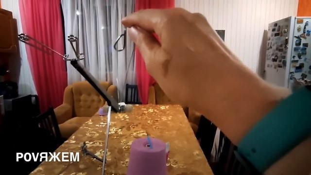Начало вязания. Вдеть нить в нитевод вязальной машины смотреть онлайн