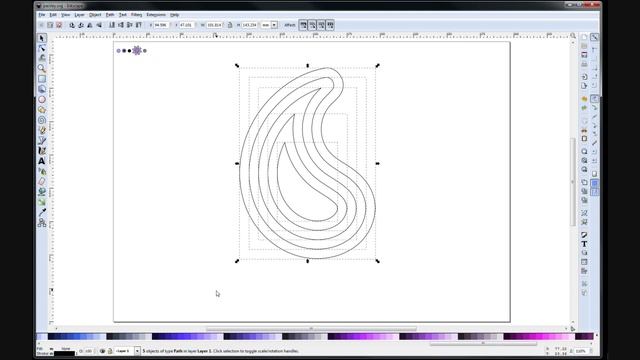 Inkscape Tutorial - Paisley