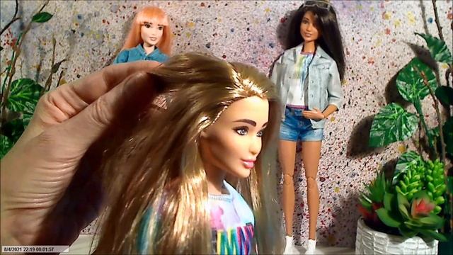 Обзор и распаковка Barbie Fashionistas 159.