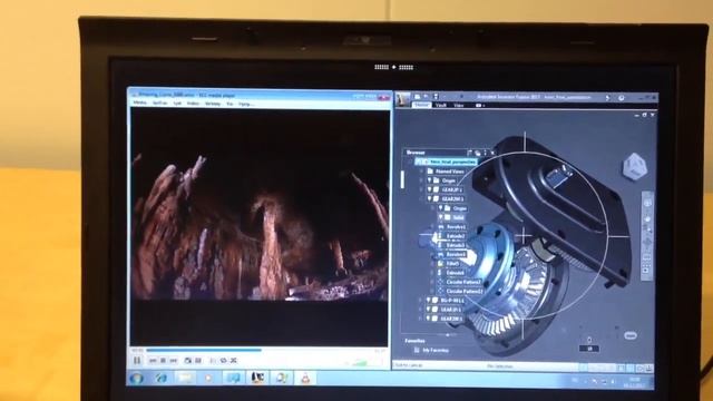 Testing Hdx3dpro with autocad 2013 and HD video on 3G смотреть онлайн