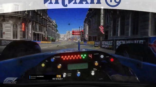F1 VISOR CAM | Fernando Alonso Driver's Eye POV of Paris Street Circuit | Assetto Corsa VRC R25 смотреть онлайн