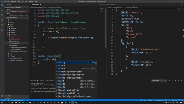 Unity Dersleri - Web Üzerinden Veri Çekme - Nasıl Çalışır ve Json Formatı Nedir ? смотреть онлайн
